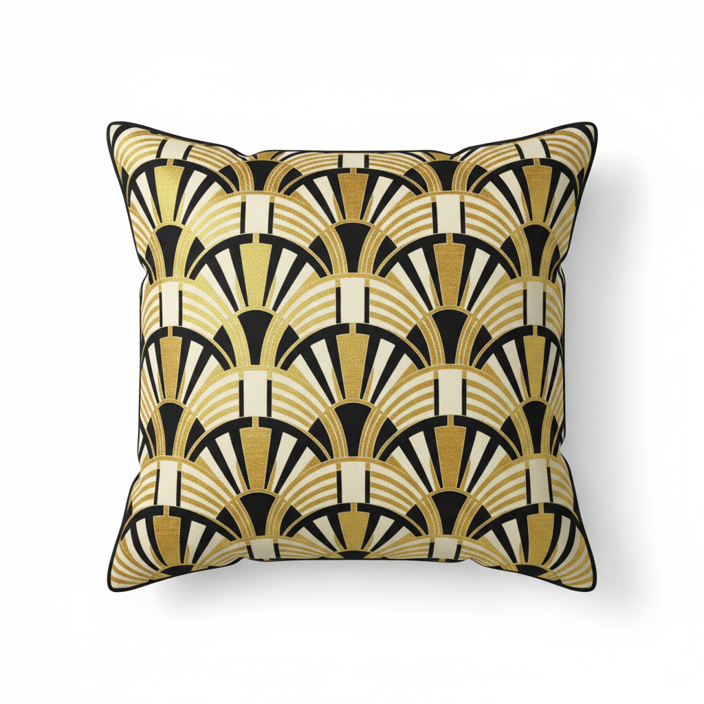 Art Deco Throw Pillow